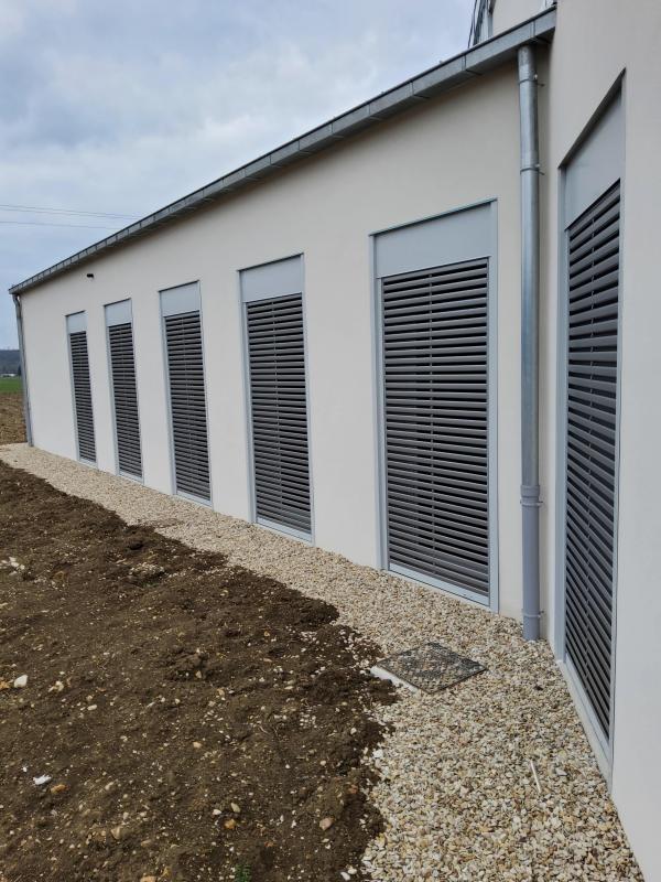 Volet roulant avec lames orientables